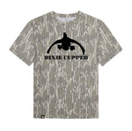 Dixie Cupped - Washed Out Mossy Oak Original Bottomland Cupped Duck Tee