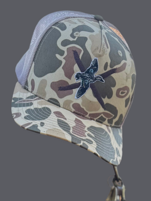 Dixie Bars Bluewing- Richardson 112 Cap Old School w/ Khaki Mesh SnapBack
