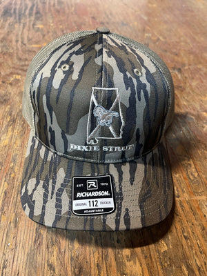 Dixie Strut Richardson 112 Cap Bottomland w/ Loden Mesh SnapBack